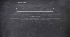 Desktop Screenshot of mlssoccer.net